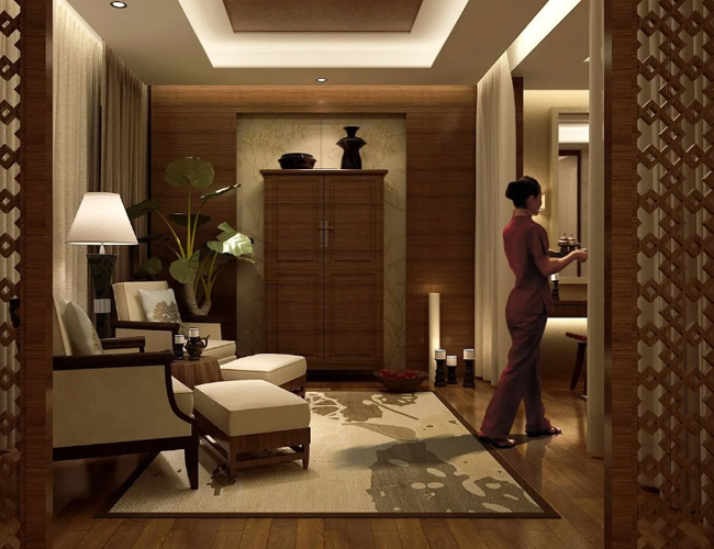 青岛市北Xinxi养生会馆养生会馆spa馆环境展示二